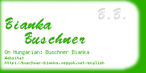 bianka buschner business card